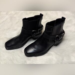 Sam Edelman Bellamie Black Leather Boots
